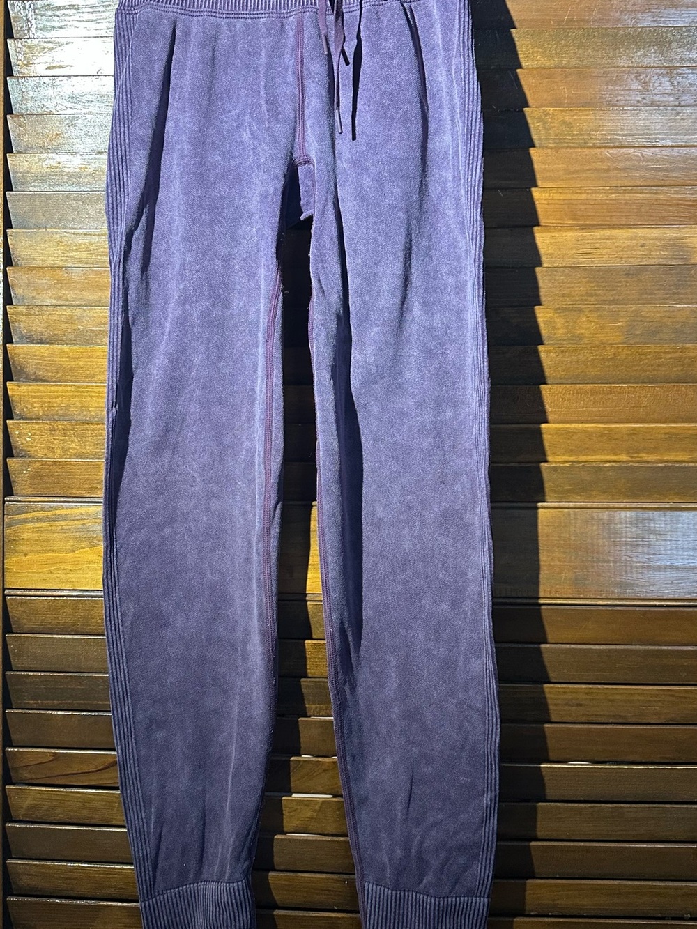 PINK Victoria's Secret Plum Velour Jogger Pants